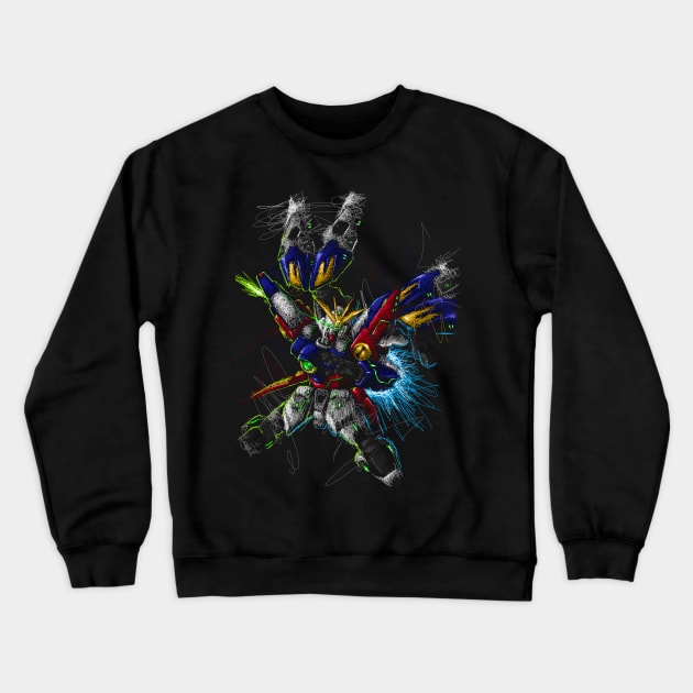 Wing gundam proto zero Crewneck Sweatshirt by Shawngkolon